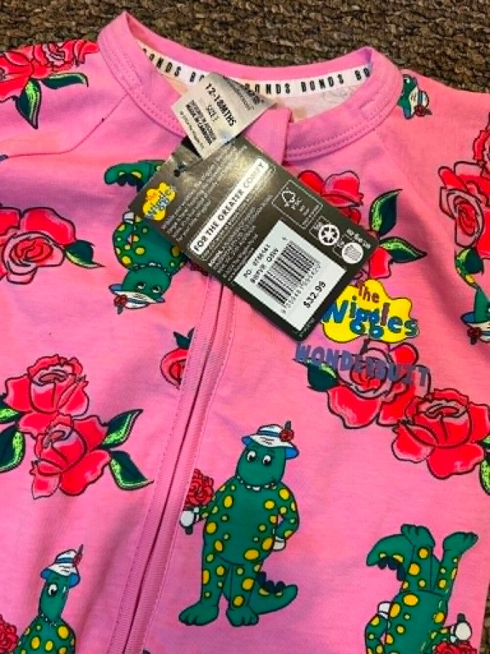 Bonds Wondersuit Dorothy the Dinosaur (Size 12-18 Months)